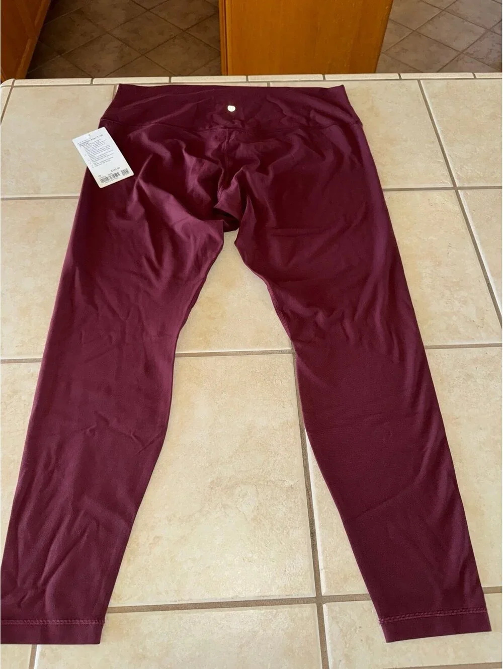 Lululemon Align High Rise 28” Red Merlot Size 18 NWT